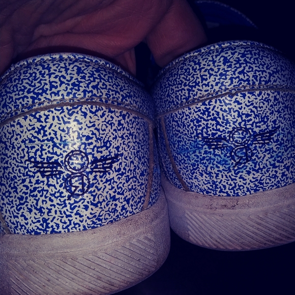 👾Creative Recreation shoes. Blue speckled leather - Picture 2 of 4
